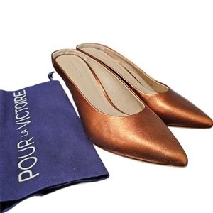 Pour La Victoire Daria Leather Mules